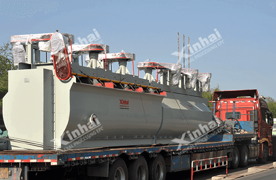 Flotation machine transportation