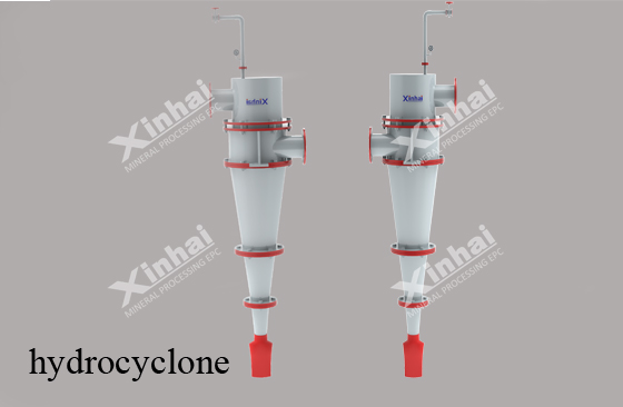 hydrocyclone used in gold ore tailings