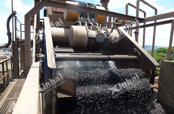 working vibrating screen